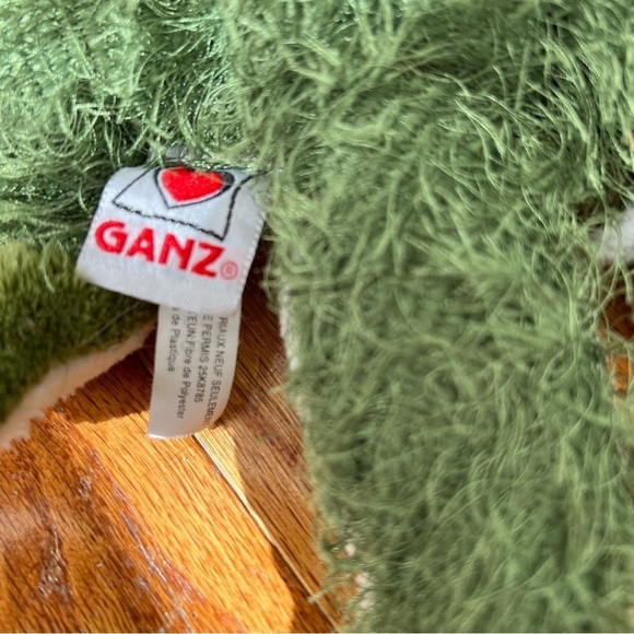 Ganz Webkinz Gecko HM186 no code Plush Stuffed Animal Lizard Reptile Green - Picture 6 of 6